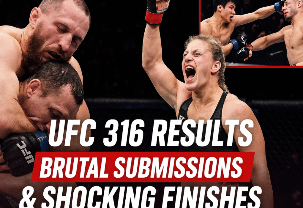 UFC 316 Results